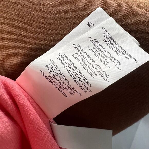 The Bikini Lab Rack Solid Plunge Shirred Booty One-Piece Halter Women’s Medium - Picture 7 of 12